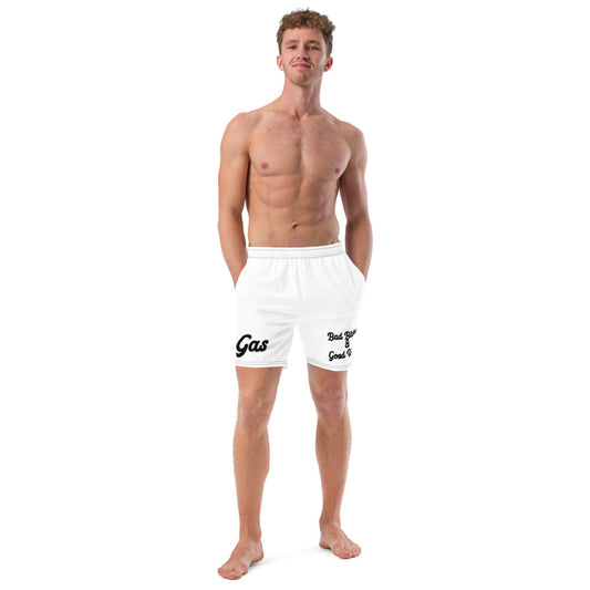 Gas Bag “Bad Bitches & Good Weed” Men's swim Trunks
